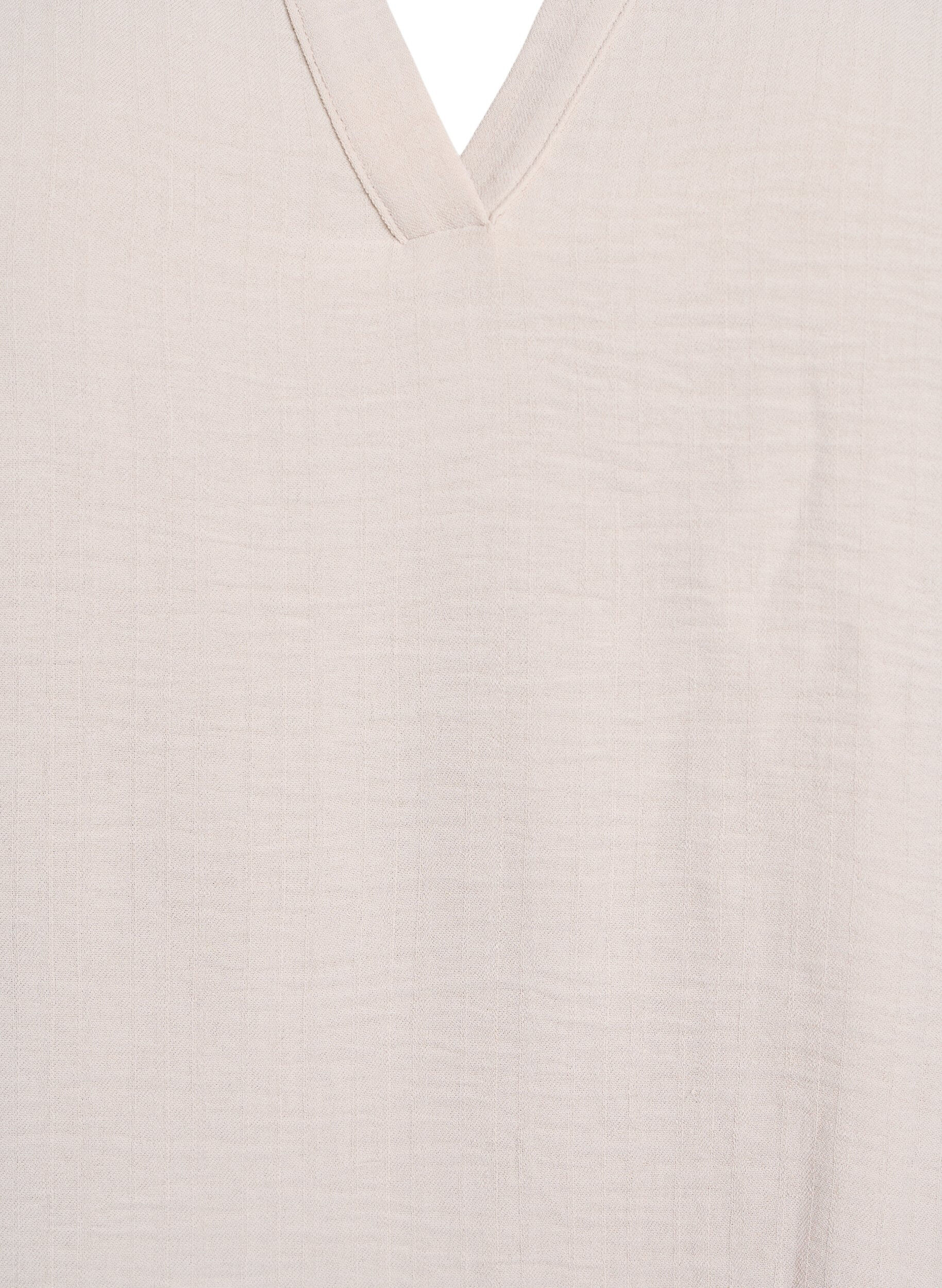 Zizzi Rento pusero lyhyill&auml; hihoilla, Beige, Packshot image number 2