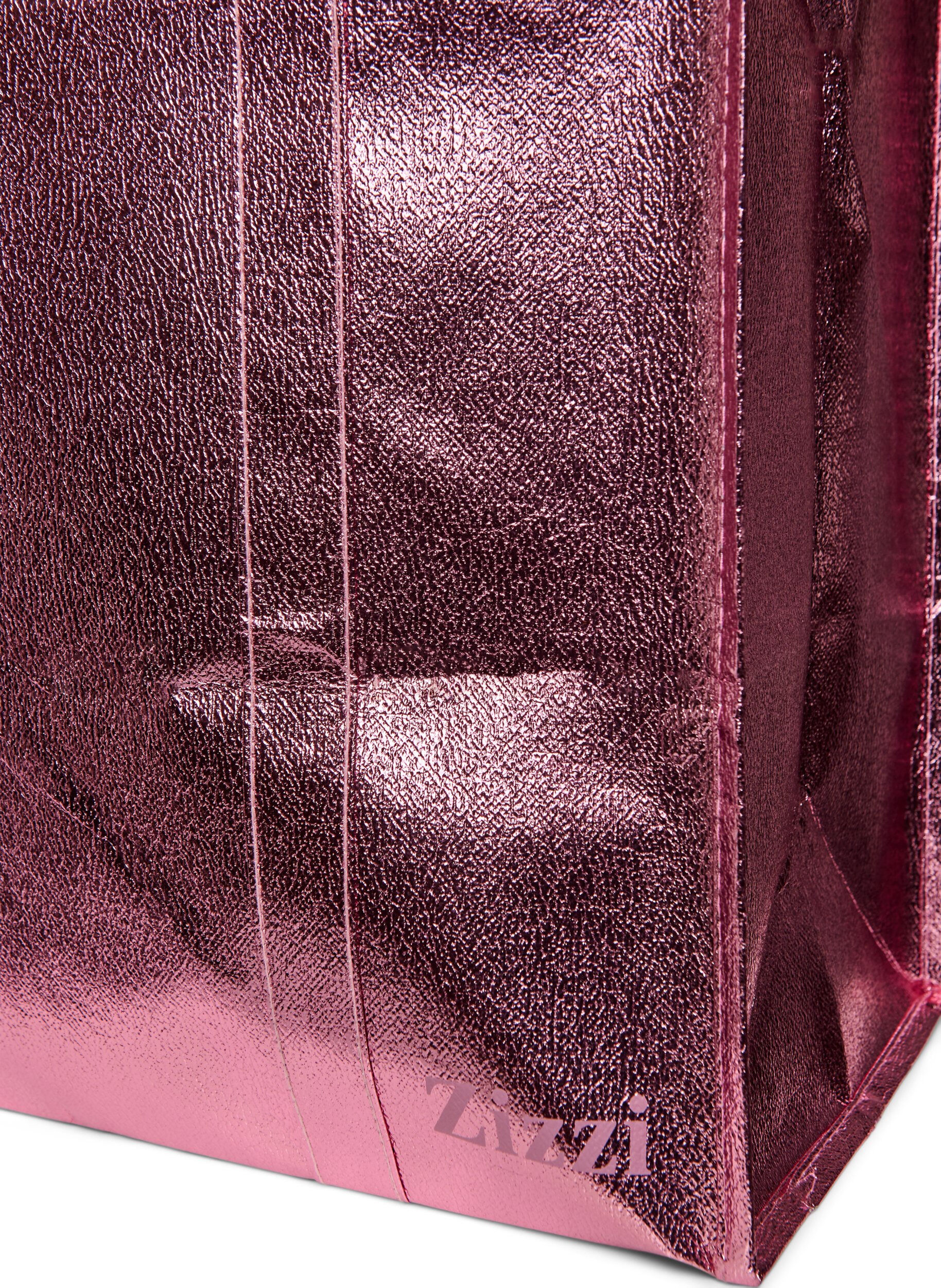 ZizziOstoskassi vetoketjulla, Vaaleanpunainen, Packshot image number 2