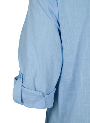 Puuvillainen paitapusero v-aukolla, Serenity, Packshot image number 3