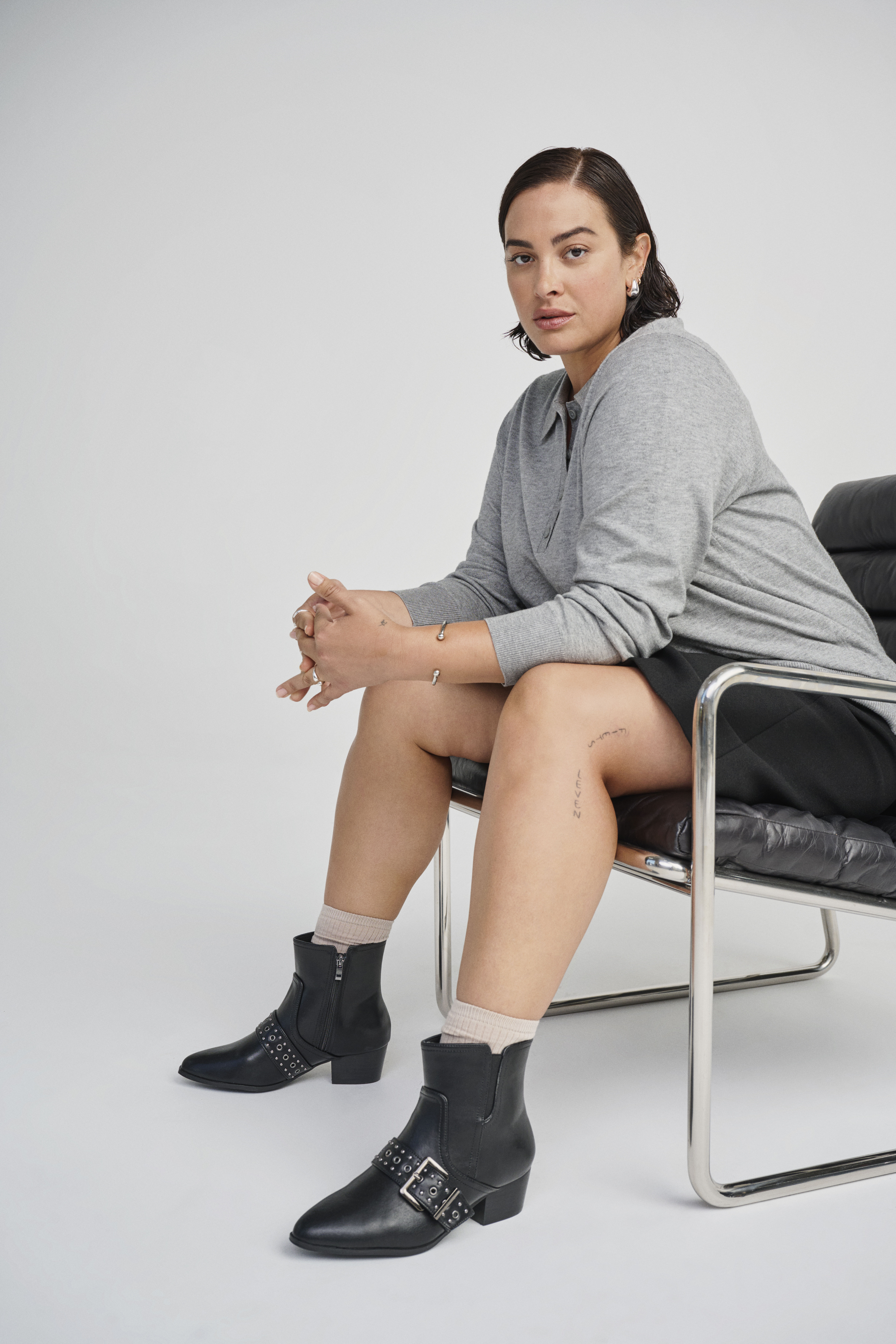 Zizzi Nilkkasaapas soljella, , Model