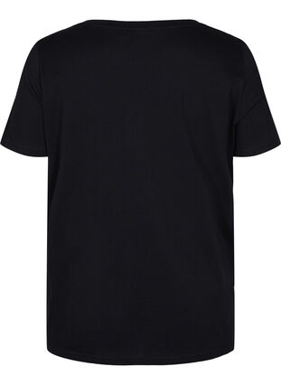 Morsiamen t-paita painatuksella, Black Silver, Packshot image number 1