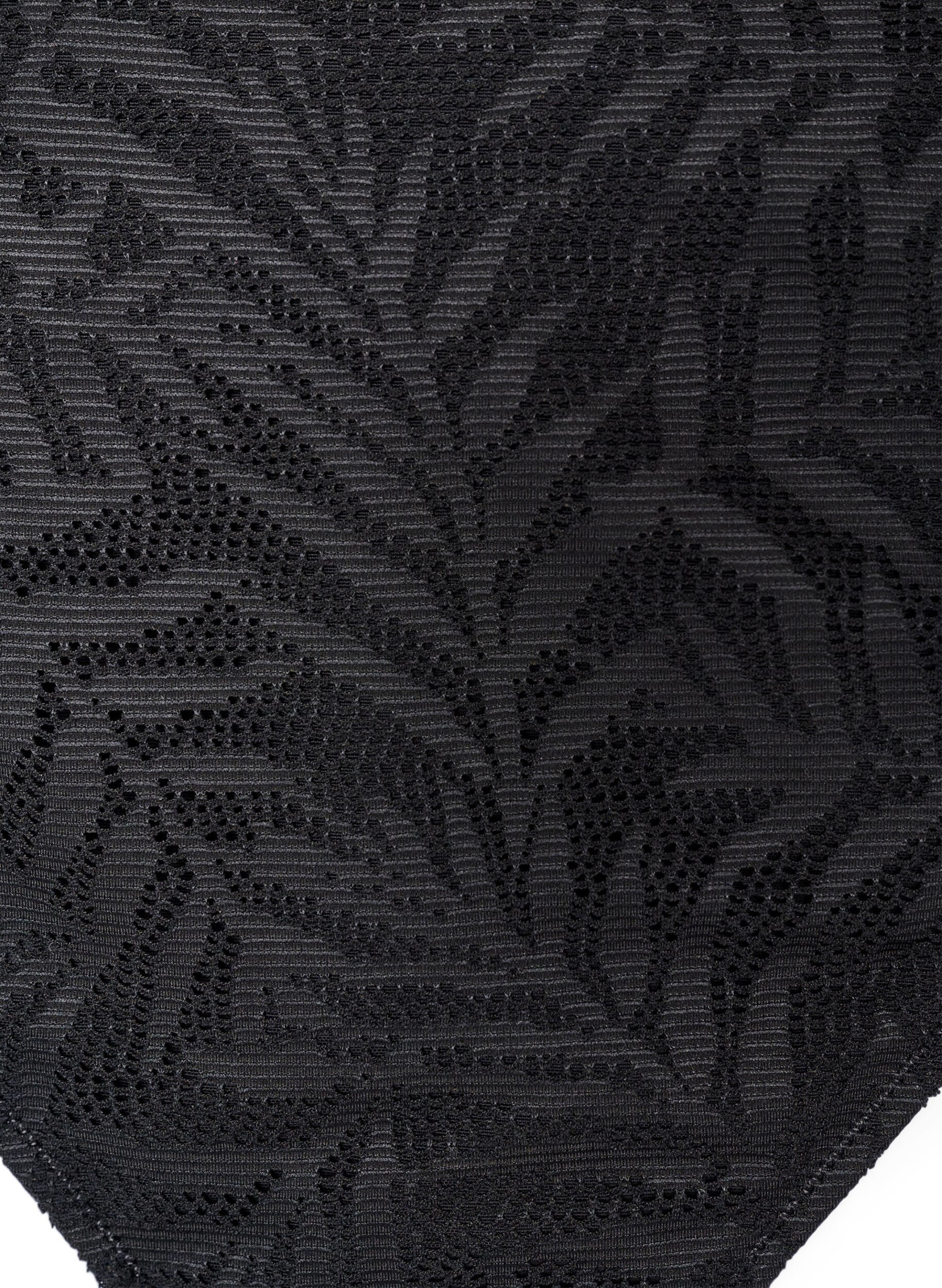 ZizziBrasilialaiset bikinialaosat strukturoidusta verkkokankaasta, Musta, Packshot image number 2