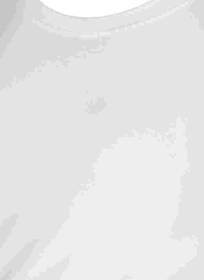 Perus äitiyspusero pitkillä hihoilla , White, Packshot image number 2