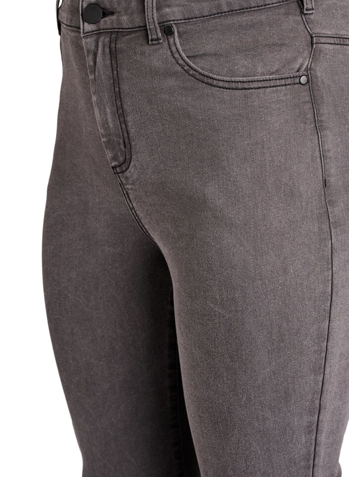 Amy korkea vy&ouml;t&auml;r&ouml;iset super slim fit -farkut, Harmaa, Packshot image number 2