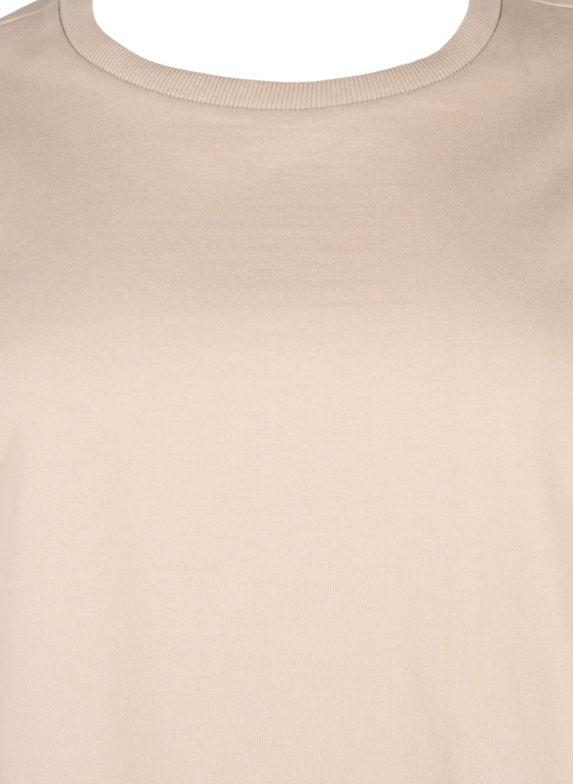 Zizzi Collegepaita py&ouml;re&auml;ll&auml; p&auml;&auml;ntiell&auml;, Simply Taupe, Packshot image number 2