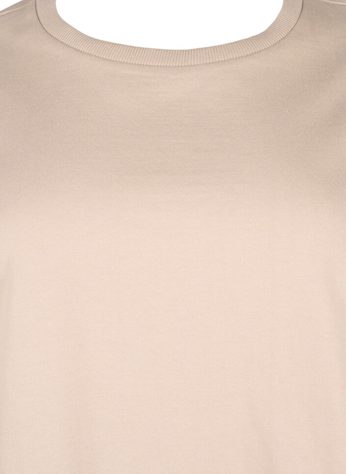 Collegepaita pyöreällä pääntiellä, Simply Taupe, Packshot image number 2