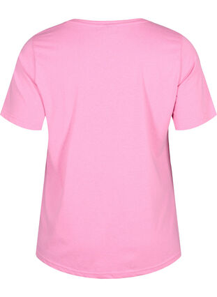 FLASH – kuviollinen t-paita, Begonia Pink Always, Packshot image number 1