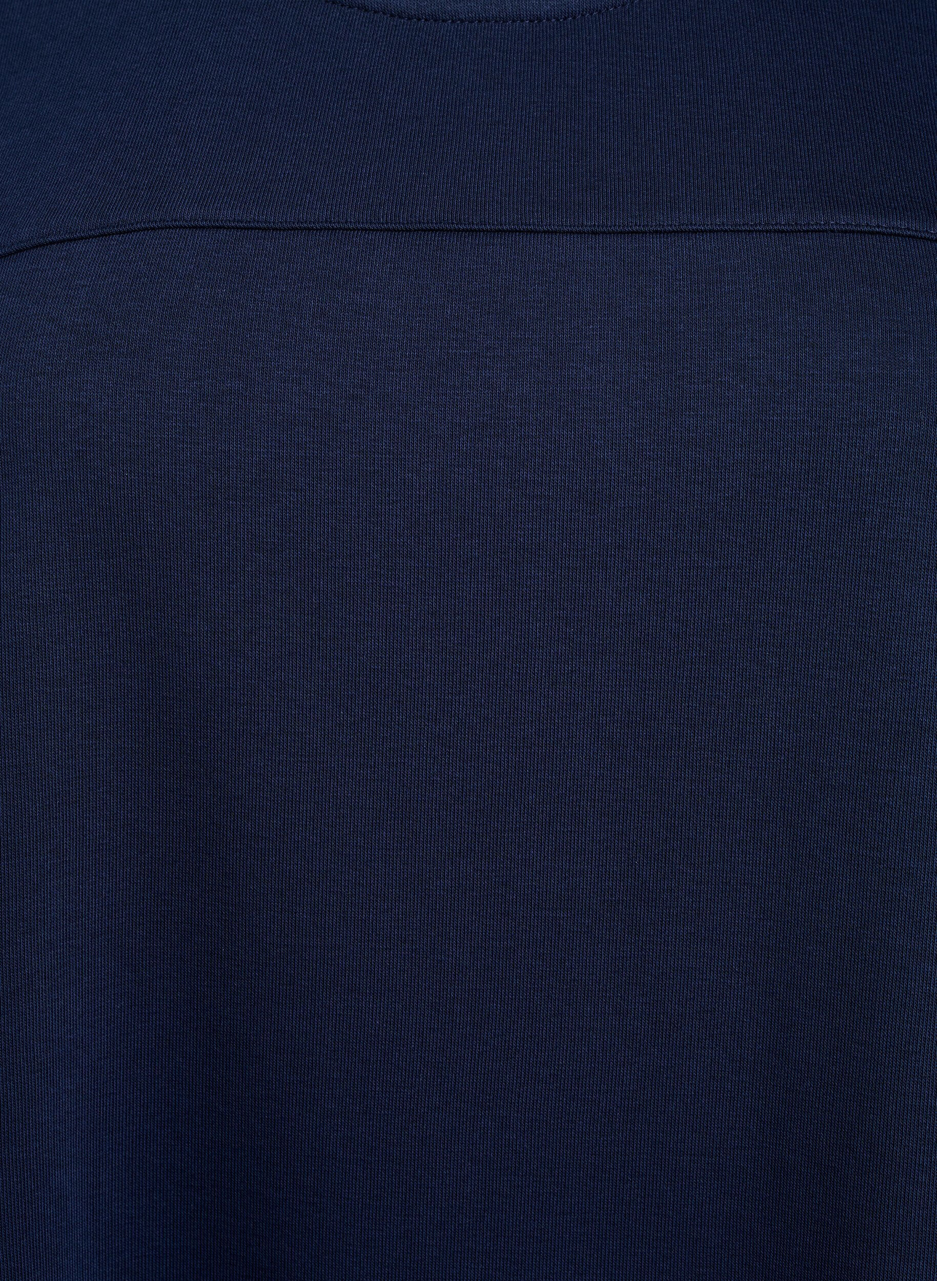 Zizzi Jerseymekko lyhyill&auml; hihoilla ja taskuilla, Sininen, Packshot image number 2