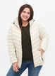 Kevyttakki hupulla, Beige, Model image number 0