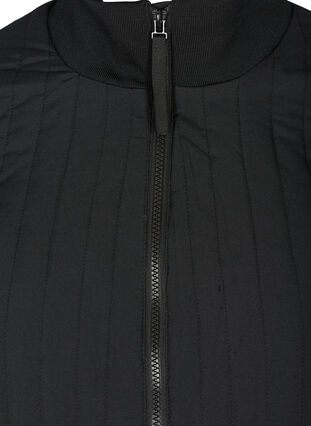Takki taskuilla ja korkealla kauluksella , Black, Packshot image number 2