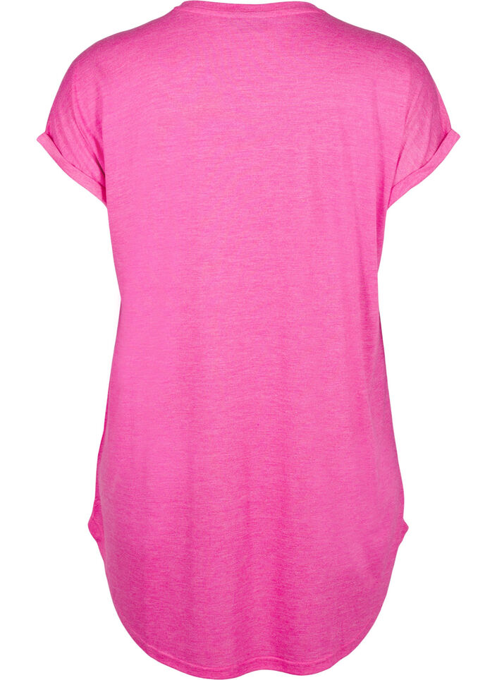 Lyhythihainen yöpaita tekstipainatuksella, 9990, Packshot image number 1