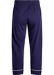 Puuvillaiset pyjamahousut korkealla vy&ouml;t&auml;r&ouml;ll&auml;, Sininen, Packshot image number 1