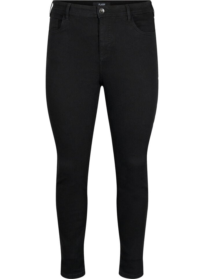 Farkut super slim fit -mallissa, Musta, Packshot image number 0