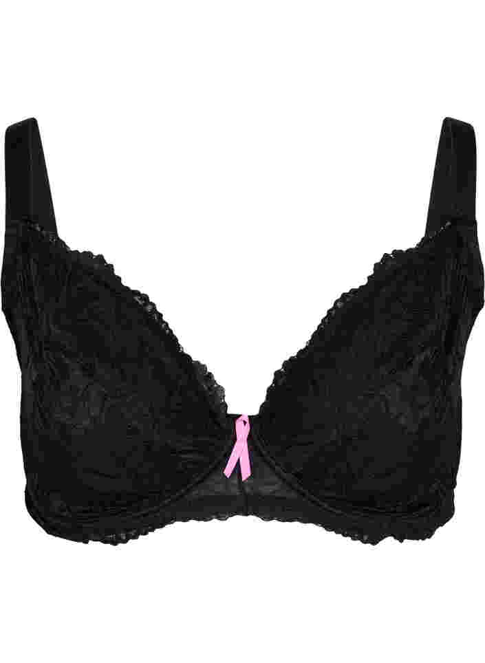 Support the breasts -kaarituelliset Emma-proteesirintaliivit , Black, Packshot image number 0