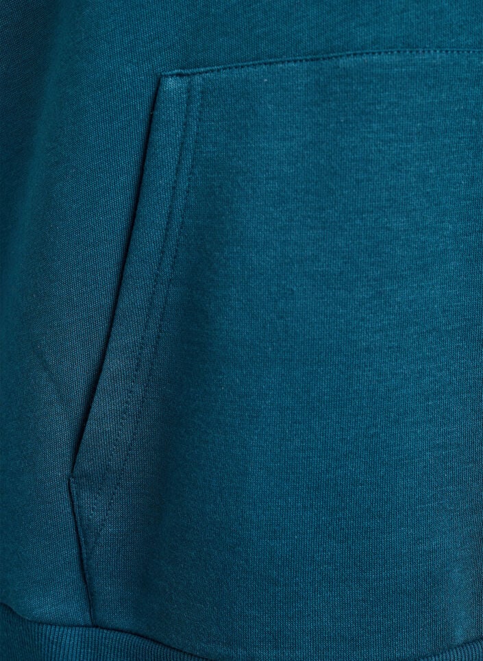 Huppari kirjailulla etumotiivilla, Vihre&auml;, Packshot image number 3