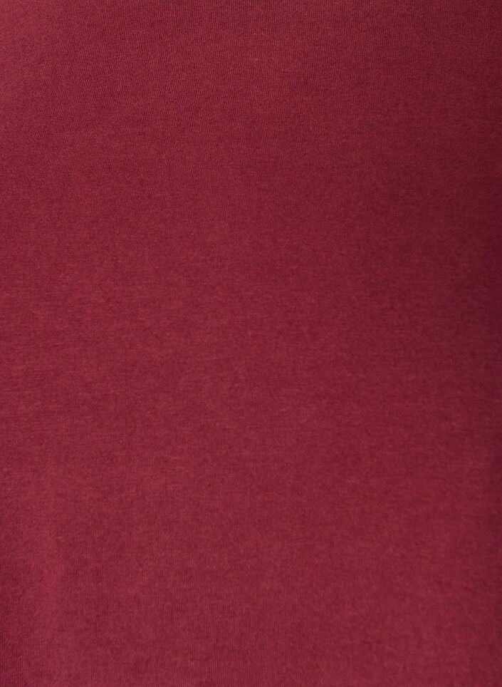 Perus jersey-paita, jossa pitk&auml;t hihat, Punainen, Packshot image number 2