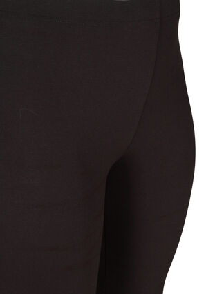 3/4-pituiset legginssit viskoosisekoitteesta, Black, Packshot image number 2