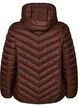 Kevyt takki hupulla, Ruskea, Packshot image number 1