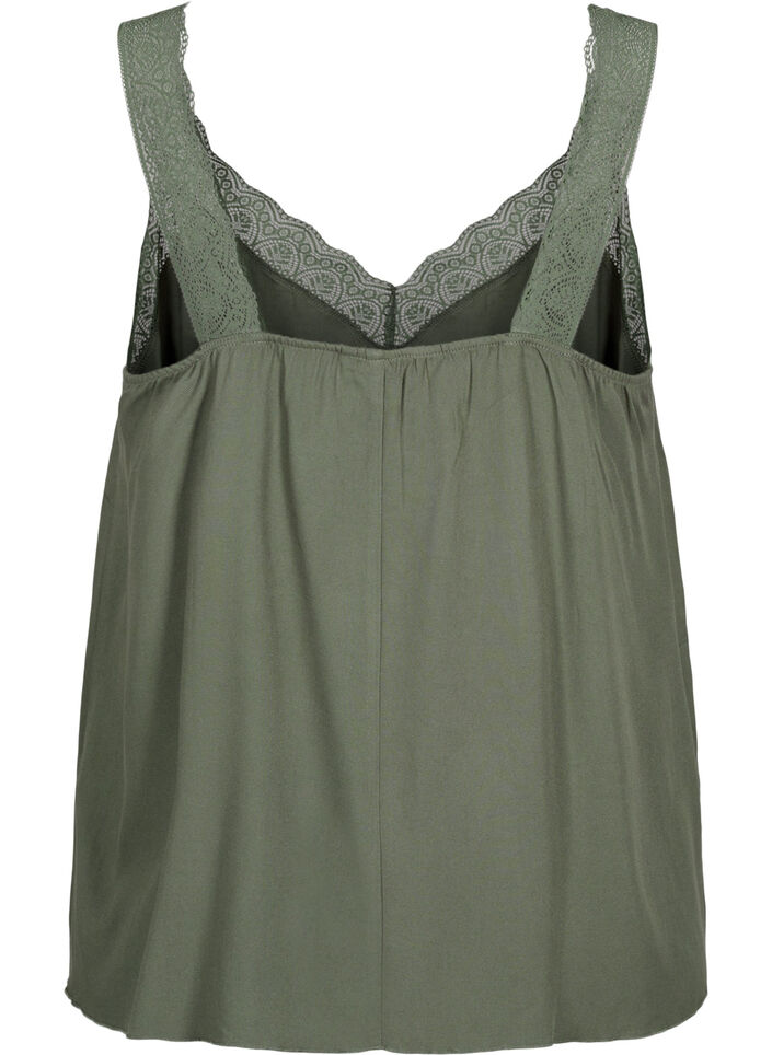 Viskoosinen pitsitoppi, Thyme, Packshot image number 1