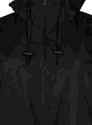 FLASH - Vettähylkivä parkatakki hupulla, Black, Packshot image number 2