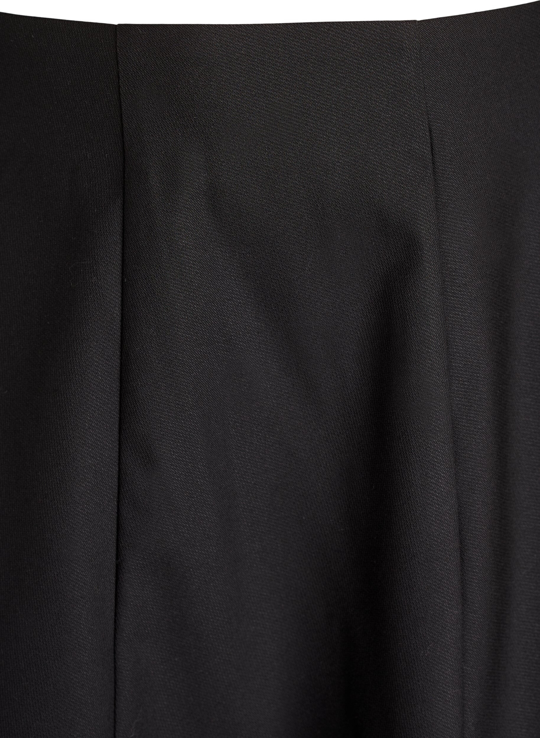 ZizziLyhyt A-linjan hame, Musta, Packshot image number 2