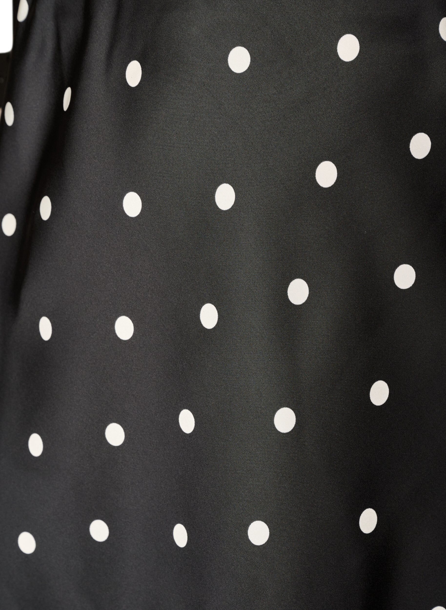 ZizziSatiininen midi-hame, Musta, Packshot image number 2