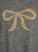 Neule glitterirusetilla, Harmaa, Packshot image number 2