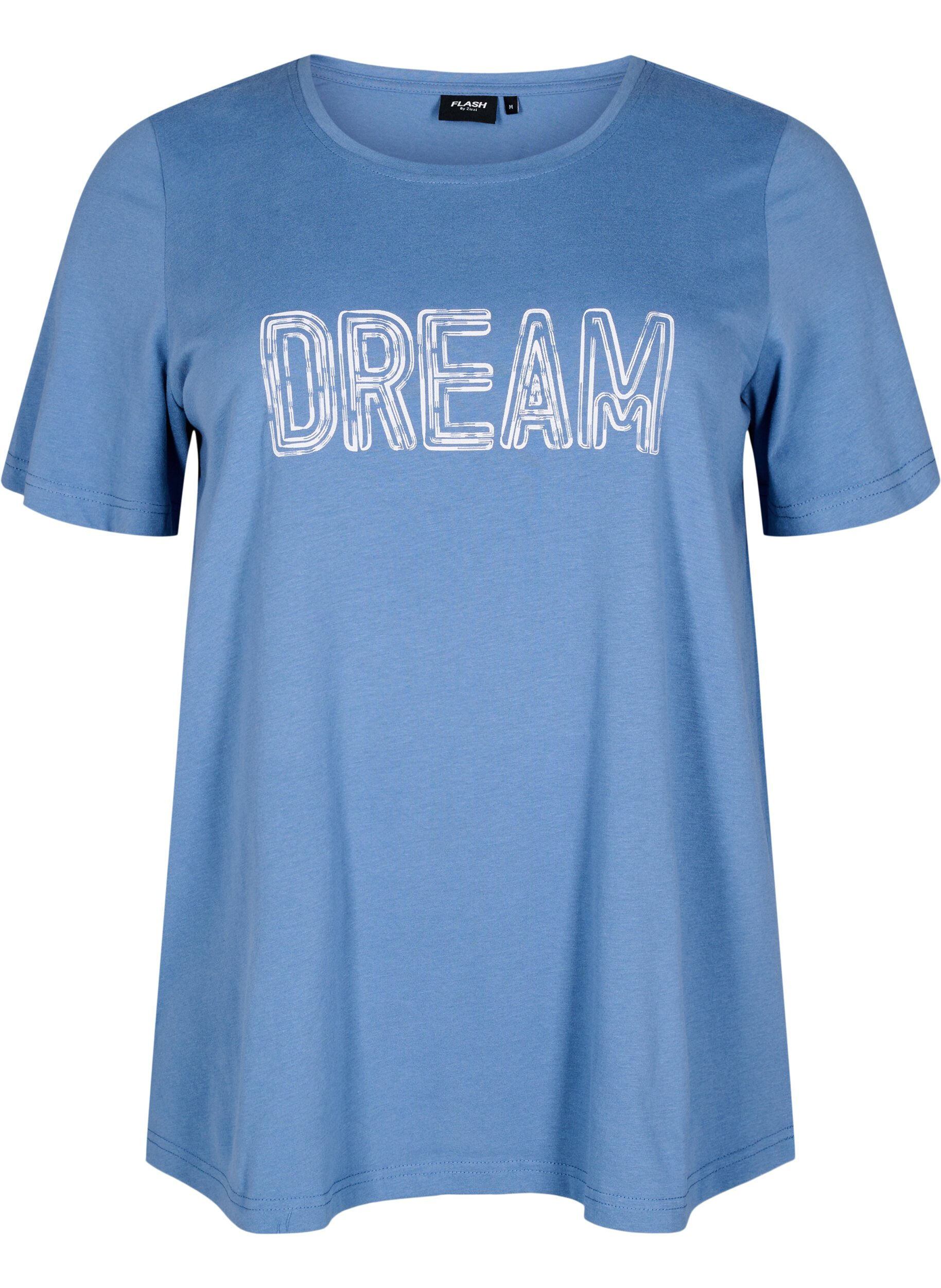 Zizzi FLASH - T-paita motiivilla, Sininen, Packshot image number 0