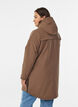 Vett&auml; hylkiv&auml; softshell-takki, jossa on tikattu vuori, Ruskea, Model image number 2