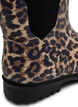 Leveälestiset - Lyhyet kumisaappaat joustavalla neopreenivarrella, Leopard AOP, Packshot image number 4