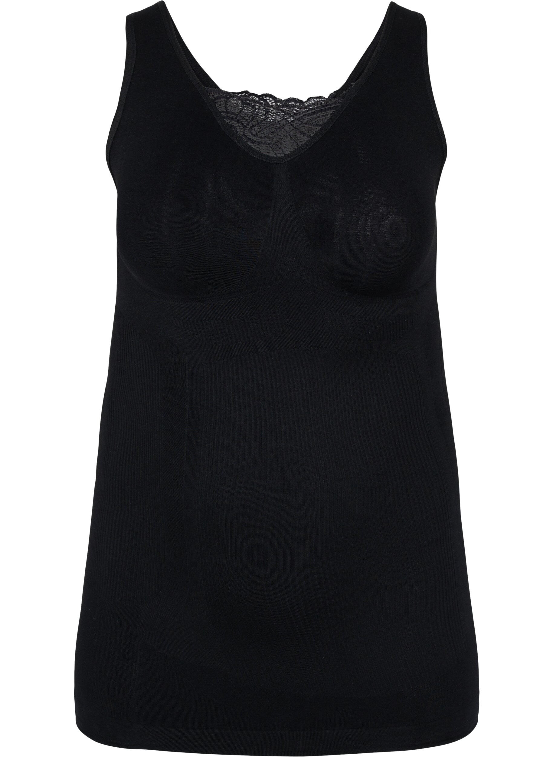 Zizzi Shapewear-toppi pitsill&auml;, Black, Packshot image number 0