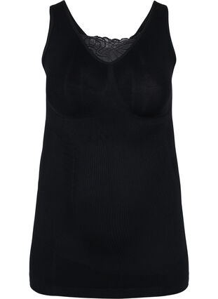 Shapewear-toppi pitsillä, Black, Packshot image number 0