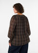 Ruudullinen pusero r&ouml;yhel&ouml;yksityiskohdilla, Vihre&auml;, Model image number 2