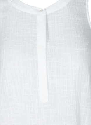Hihaton mekko puuvillasta, White, Packshot image number 2