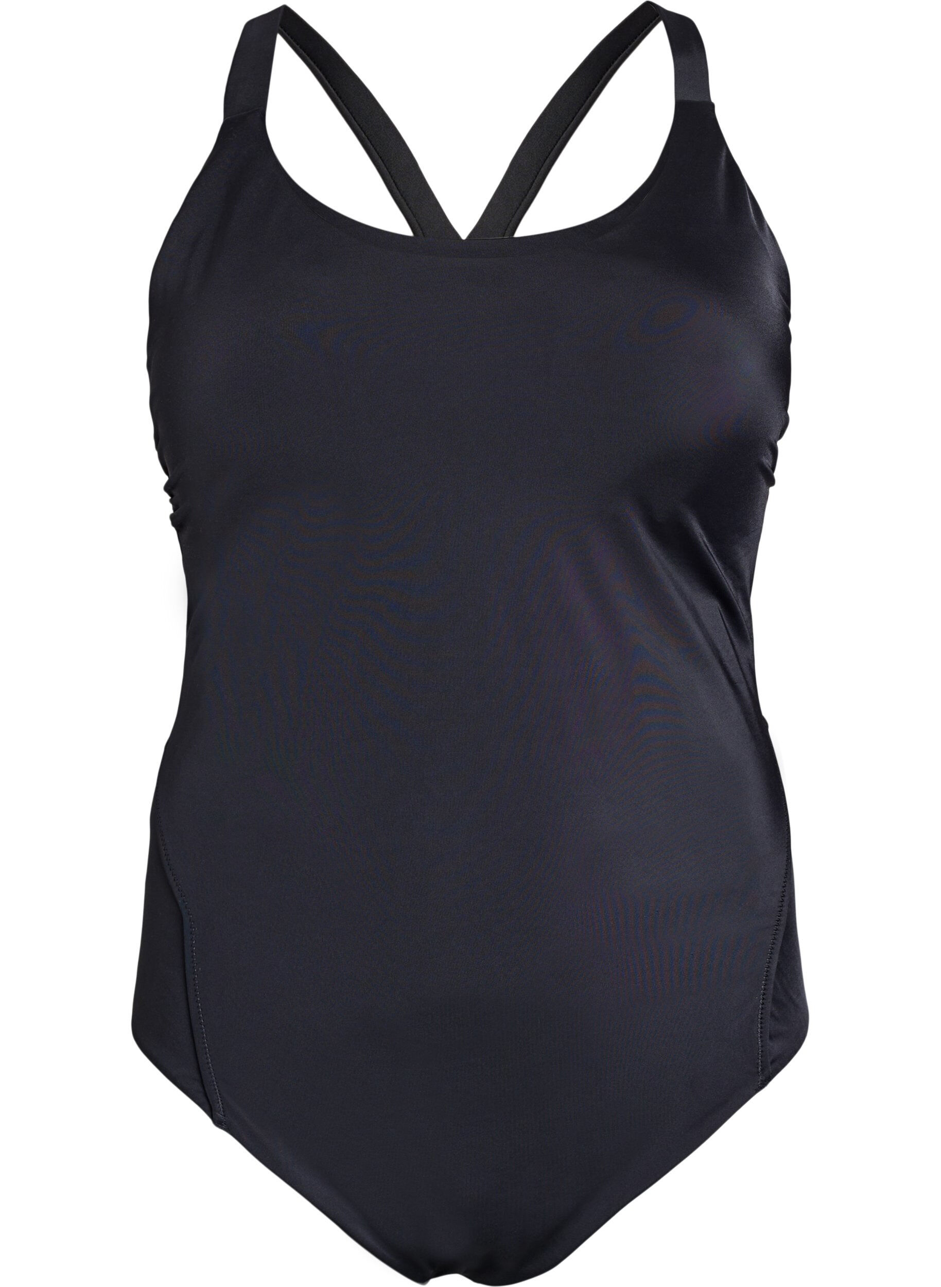 Uimapuku, jonka selk&auml; on koristeltu