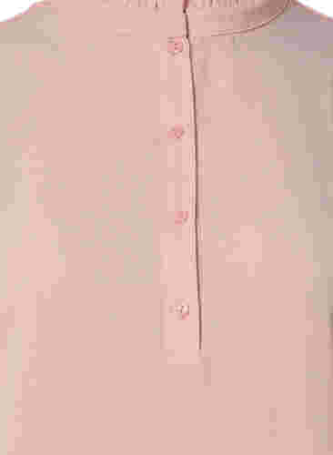 Pitkähihainen tunika röyhelökauluksella , Strawberry Cream, Packshot image number 2