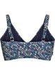 Kukallinen bikinien yl&auml;osa r&ouml;yhel&ouml;yksityiskohdilla, Sininen, Packshot image number 1