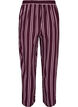 Rennot raidalliset pyjamahousut, Tumma Bordeaux, Packshot image number 1