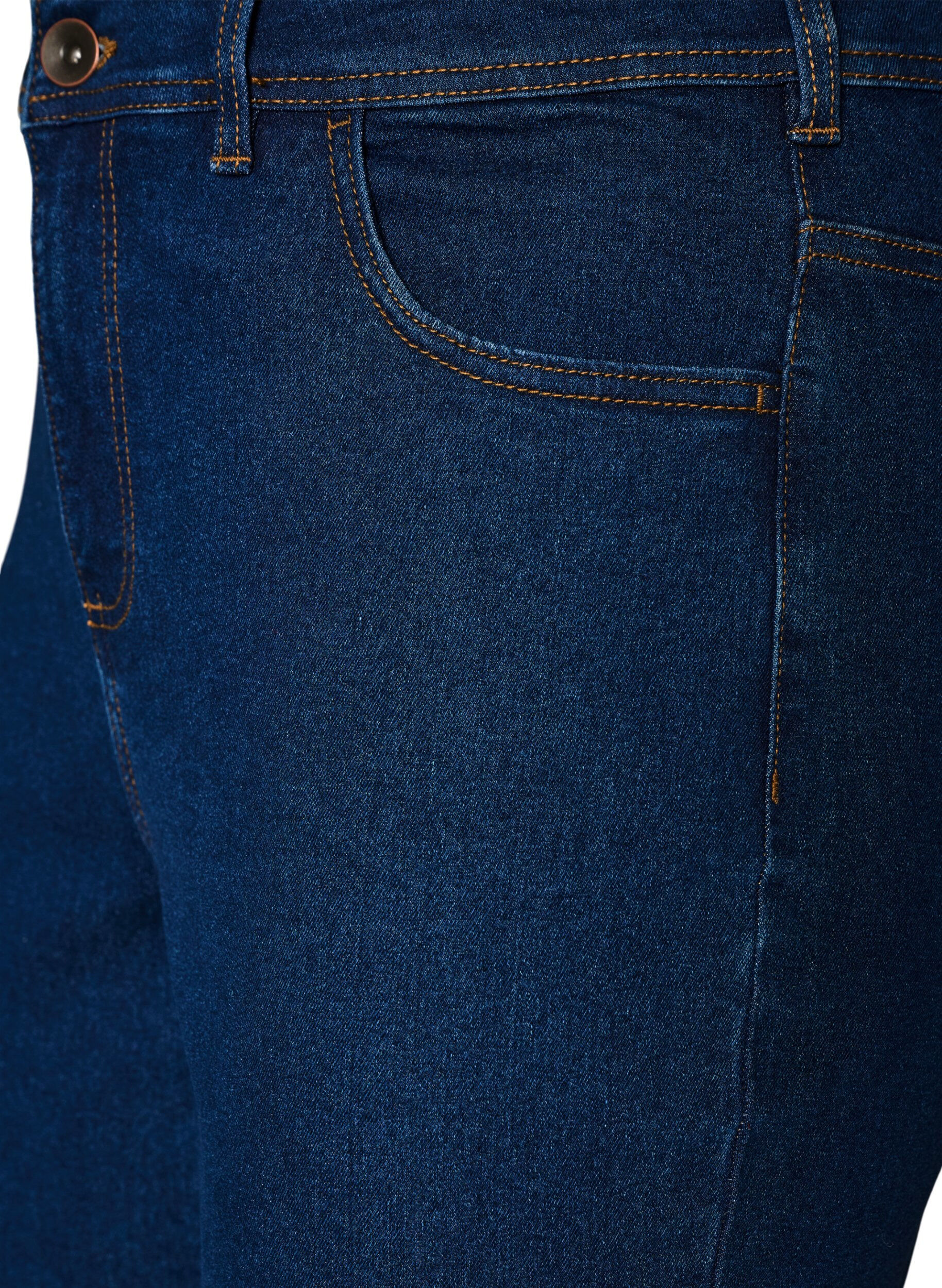 ZizziFarkut super slim fit -mallissa, Sininen, Packshot image number 2