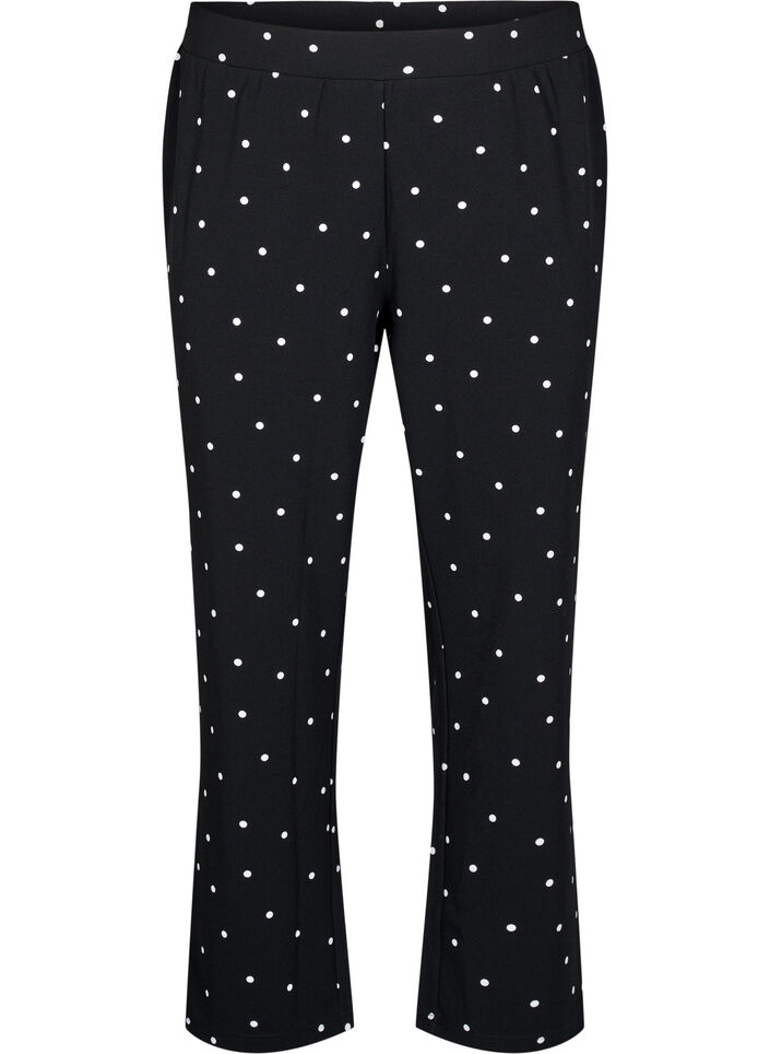 Suorat housut, Musta, Packshot image number 0