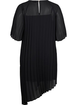 A-mallinen mekko 2/4-hihoilla, Black, Packshot image number 1