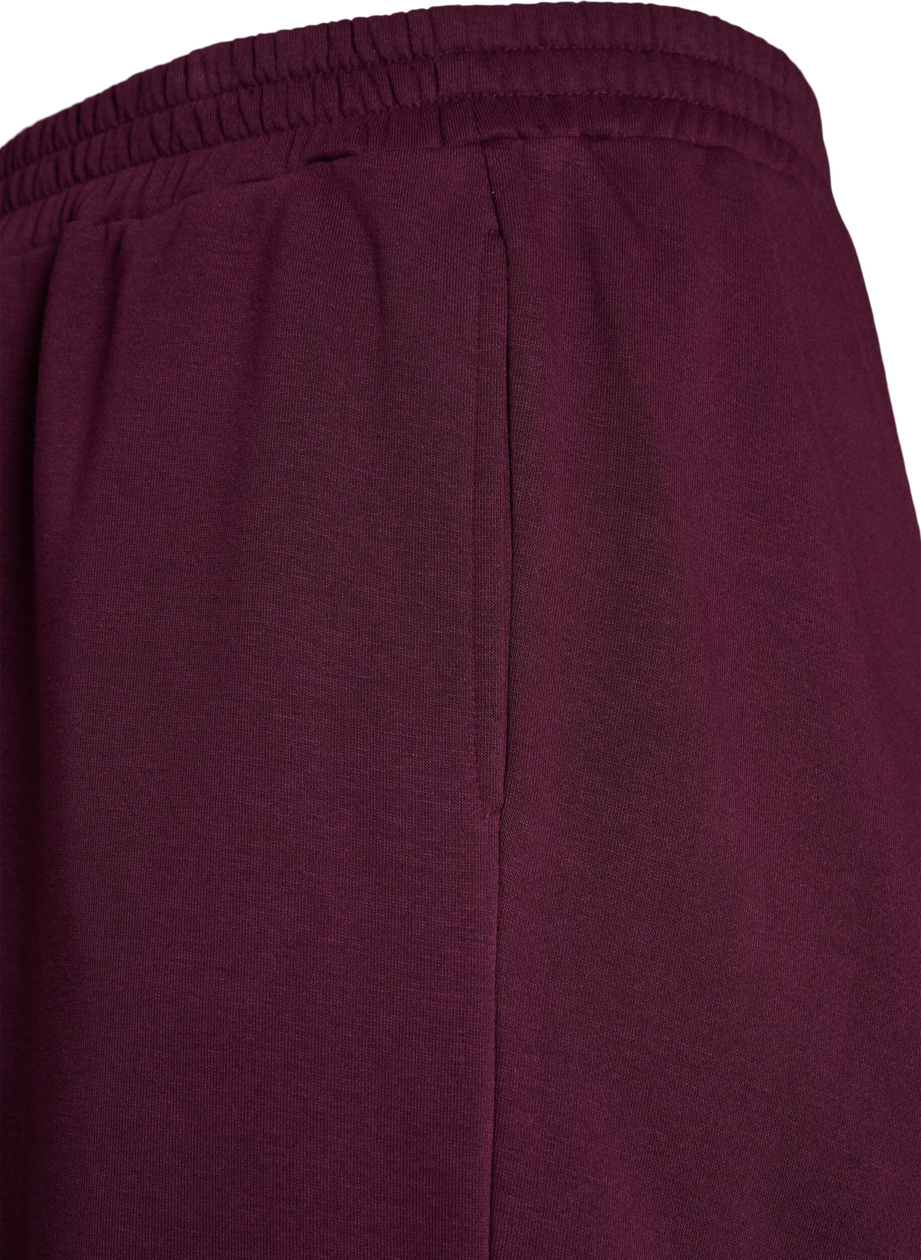 ZizziKorkeavy&ouml;t&auml;r&ouml;iset collegehousut leveill&auml; lahkeilla, Violetti, Packshot image number 2