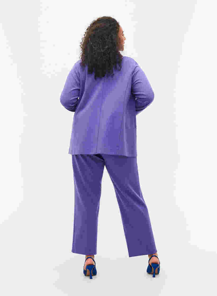Leveät housut taskuilla , Ultra Violet, Model image number 1
