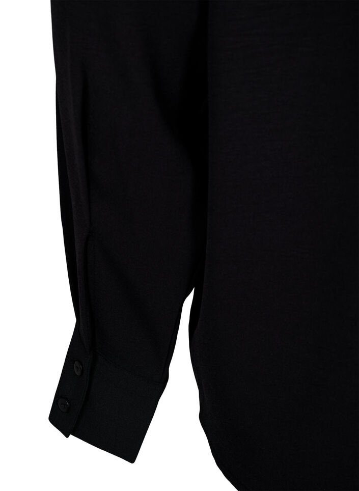 Pusero pitsikoristeilla, Black, Packshot image number 3