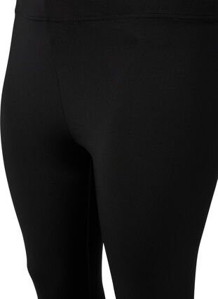2 kpl 3/4-pituisia leggingsejä, Black, Packshot image number 2