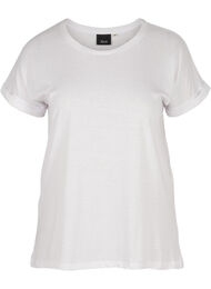 T-paita puuvillasekoitteesta, Bright White