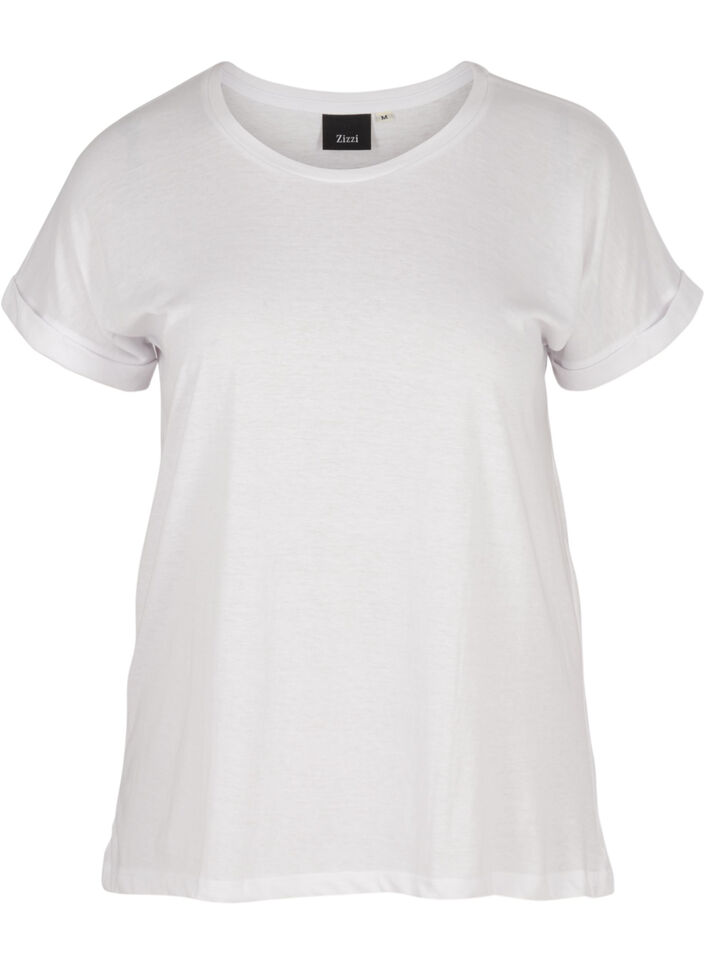 T-paita puuvillasekoitteesta, Bright White, Packshot image number 0