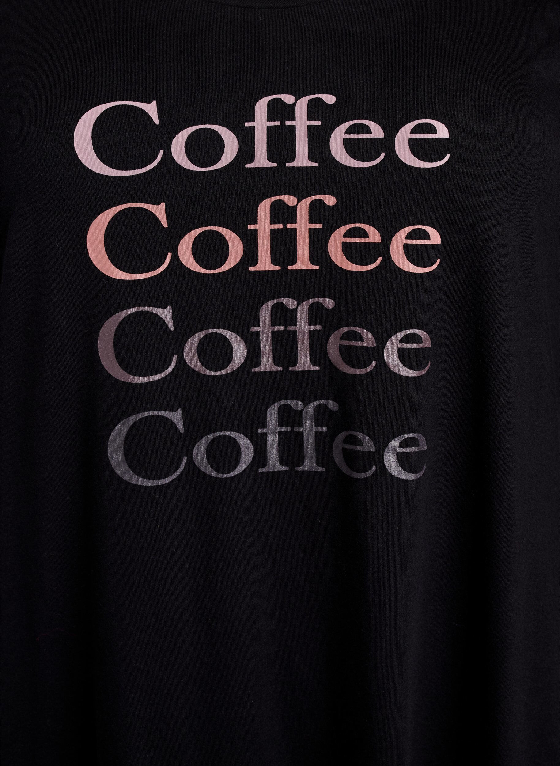 Zizzi Pitk&auml;hihainen y&ouml;paita luomupuuvillaa, Musta, Packshot image number 2