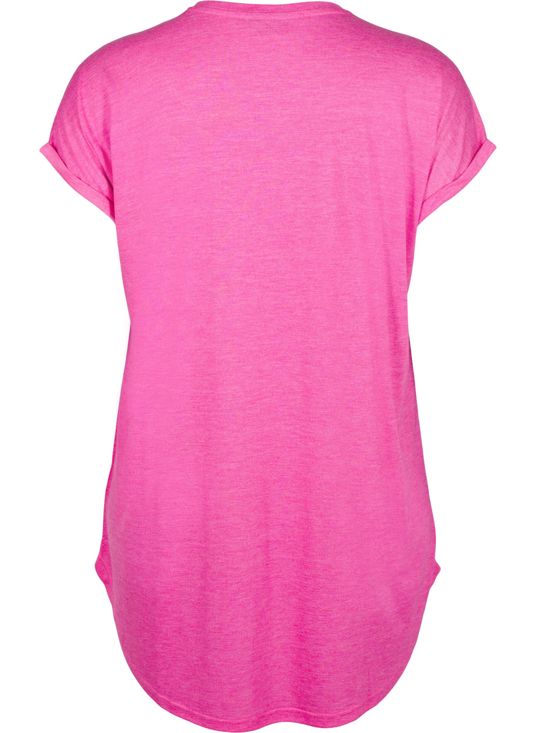 Zizzi Lyhythihainen y&ouml;paita tekstiprintill&auml;, 9990, Packshot image number 1