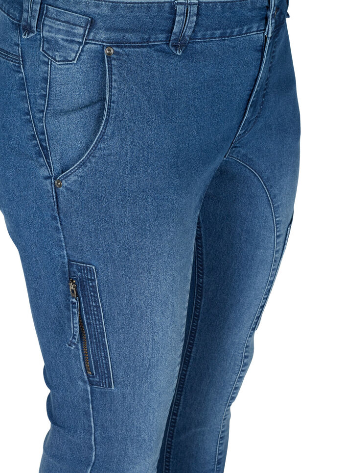 Sanna farkut, Blue denim, Packshot image number 2